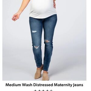 Maternity denim pinkblush size 26